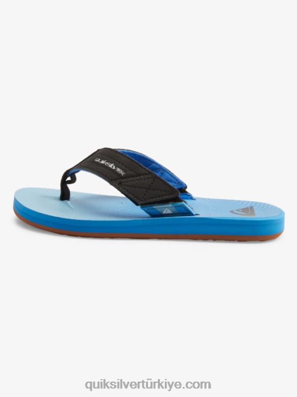 Quiksilver erkek çocuklar 8-16 carver switch sandalet 226FP2211 mavi 5