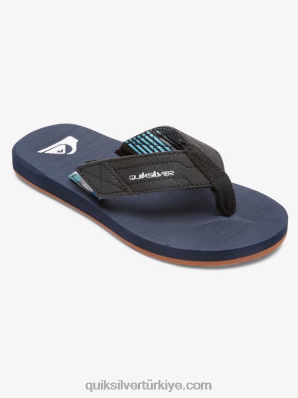 Quiksilver erkek çocuklar 8-16 carver switch sandalet 226FP2212 mavi 3