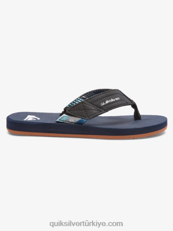 Quiksilver erkek çocuklar 8-16 carver switch sandalet 226FP2212 mavi 3