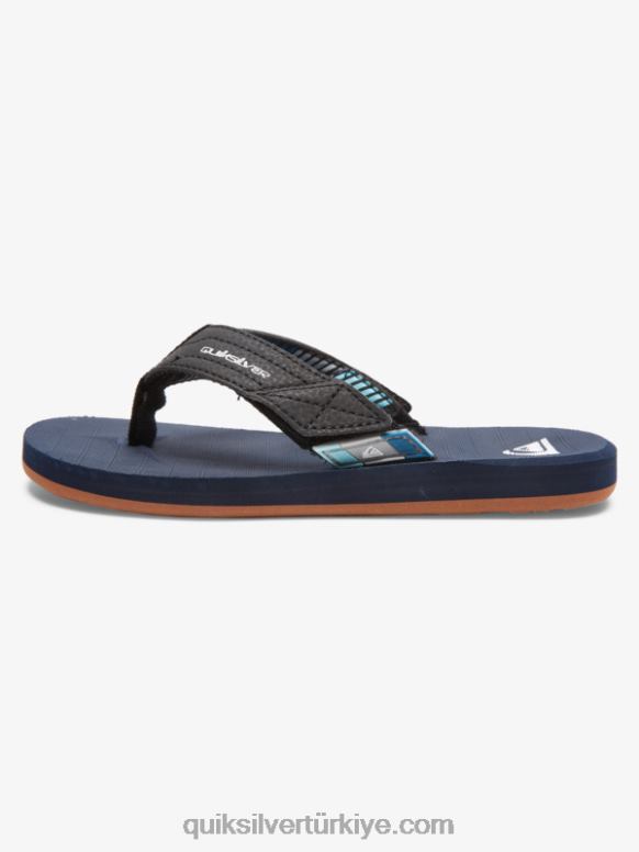Quiksilver erkek çocuklar 8-16 carver switch sandalet 226FP2212 mavi 3