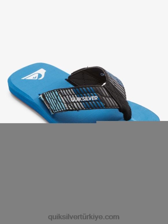 Quiksilver erkek çocuklar 8-16 carver switch sandalet 226FP2213 mavi 2