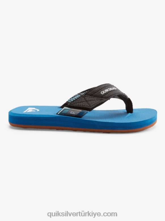 Quiksilver erkek çocuklar 8-16 carver switch sandalet 226FP2213 mavi 2