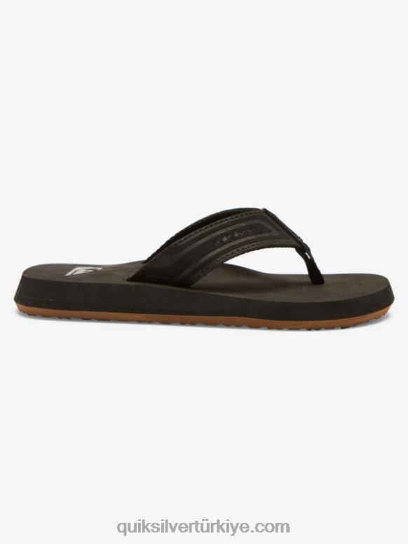 Quiksilver erkek çocuklar 8-16 maymun anahtarı çekirdek sandalet 226FP2181 siyah