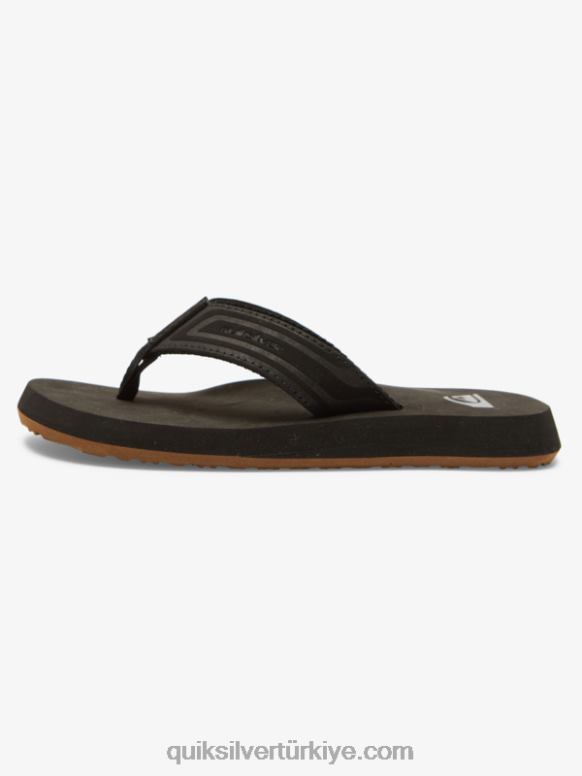 Quiksilver erkek çocuklar 8-16 maymun anahtarı çekirdek sandalet 226FP2181 siyah