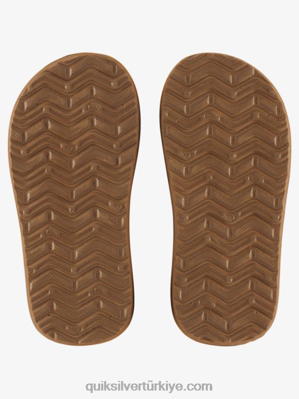 Quiksilver erkek çocuklar 8-16 maymun anahtarı çekirdek sandalet 226FP2181 siyah