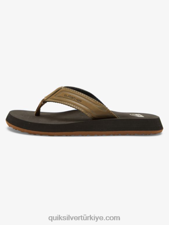Quiksilver erkek çocuklar 8-16 maymun anahtarı çekirdek sandalet 226FP2182 bronzlaşmak 1
