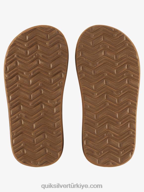 Quiksilver erkek çocuklar 8-16 maymun anahtarı çekirdek sandalet 226FP2182 bronzlaşmak 1
