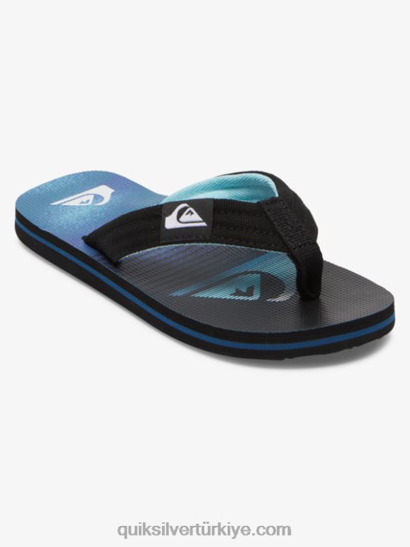 Quiksilver erkek çocuklar 8-16 molokai rahat sandalet 226FP1993 mavi 1