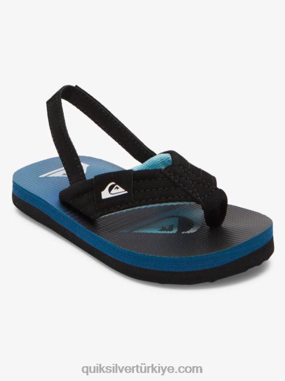 Quiksilver erkek çocuklar molokai rahat sandalet 226FP2033 mavi 5