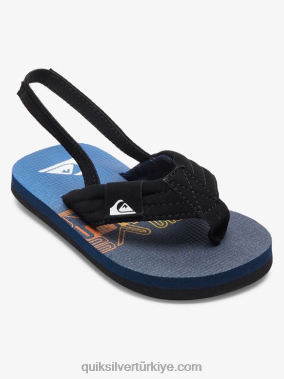 Quiksilver erkek çocuklar molokai rahat sandalet 226FP2035 mavi 3