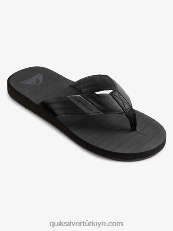 Quiksilver erkekler carver tropik sandalet 226FP1296 Boz