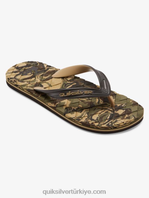 Quiksilver erkekler oahuey sandalet 226FP746 yeşil 2