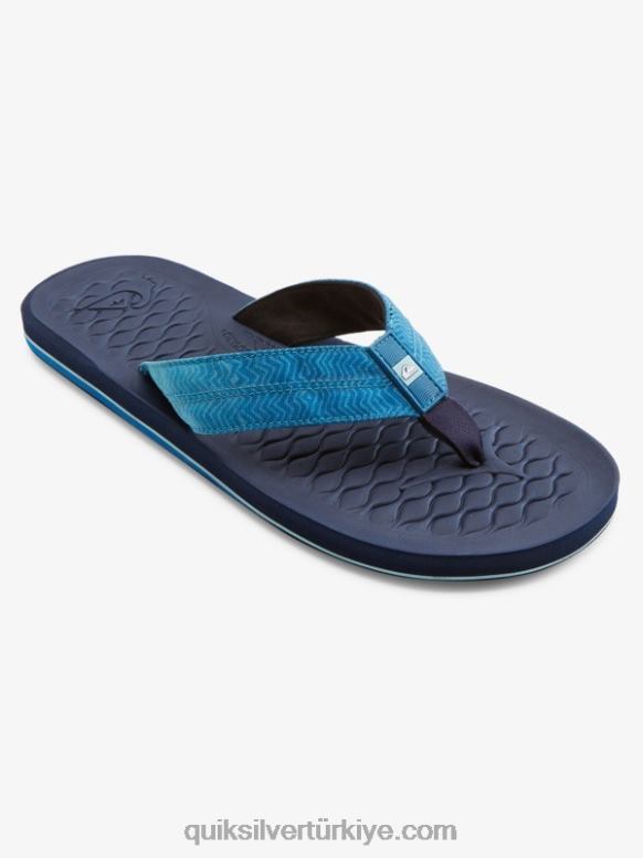 Quiksilver erkekler parmak arası terlik 226FP1795 mavi 3