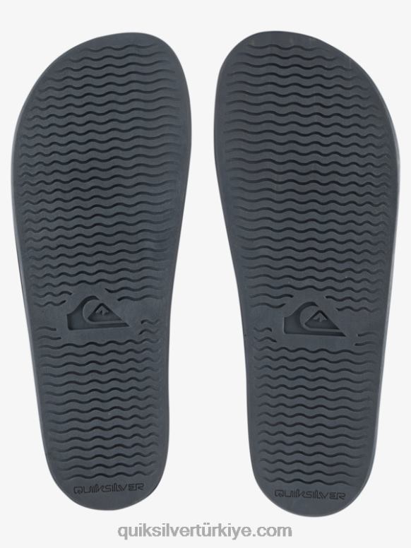 Quiksilver erkekler rivi çift ayarlı sandalet 226FP1076 Boz