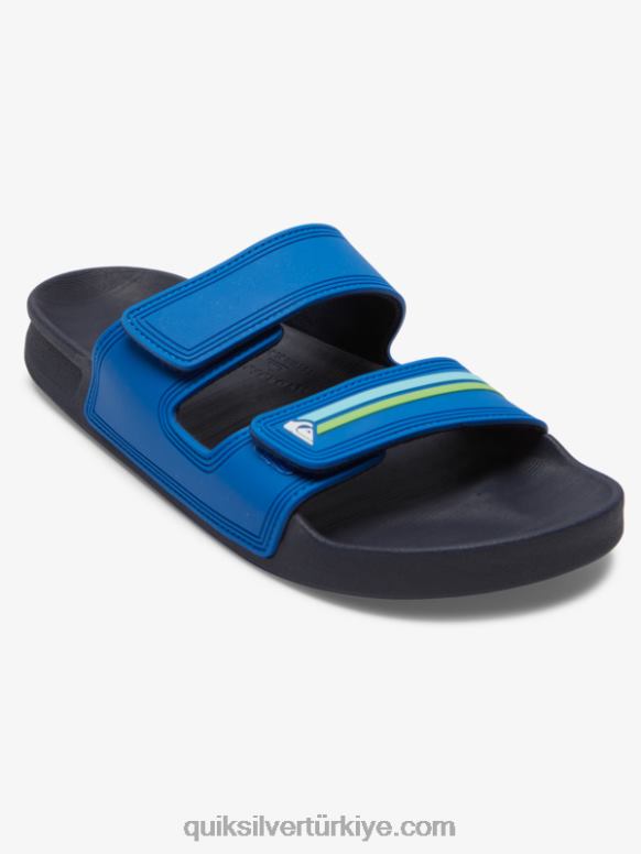 Quiksilver erkekler rivi çift ayarlı sandalet 226FP1077 mavi 1