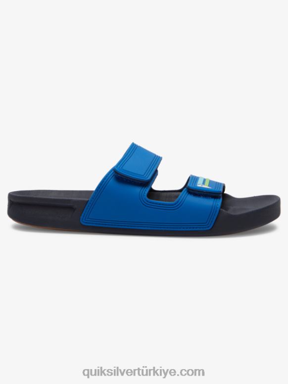 Quiksilver erkekler rivi çift ayarlı sandalet 226FP1077 mavi 1