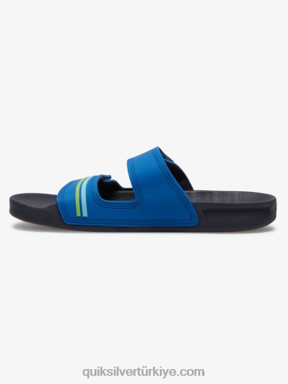 Quiksilver erkekler rivi çift ayarlı sandalet 226FP1077 mavi 1