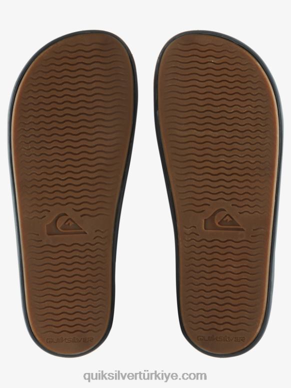Quiksilver erkekler rivi çift ayarlı sandalet 226FP1078 gri/siyah/yeşil