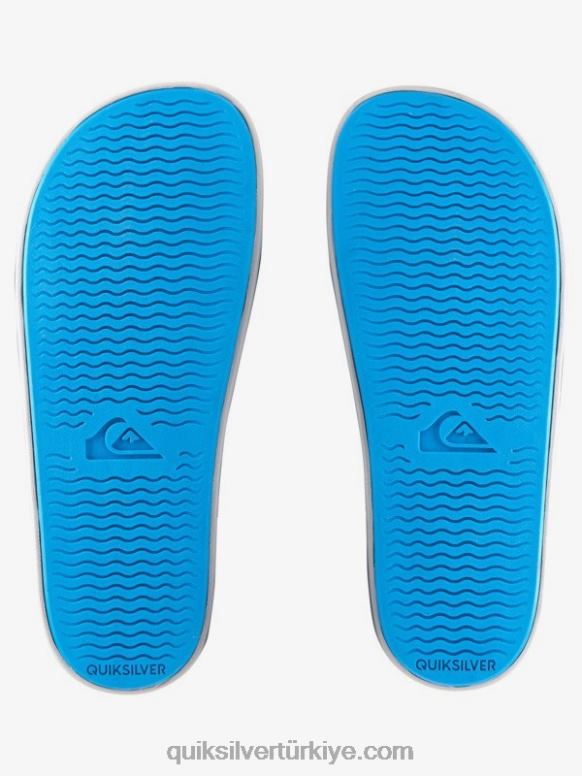 Quiksilver erkekler rivi çift ayarlı sandalet 226FP1079 gri mavi