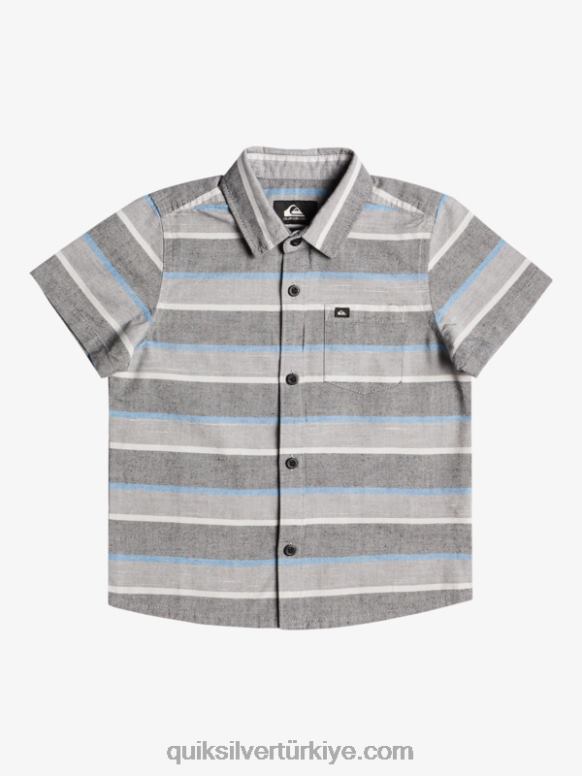 Quiksilver erkek çocuklar 2-7 kalibre gündoğumu gömlek 226FP2217 siyah cali gün doğumu 231