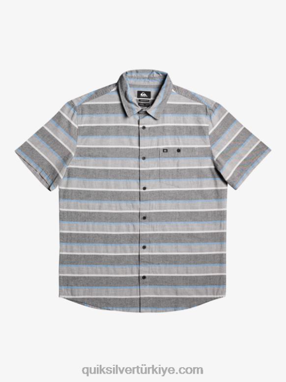 Quiksilver erkek çocuklar 8-16 kalibre gündoğumu gömlek 226FP2157 siyah cali gün doğumu 231