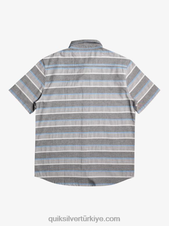 Quiksilver erkek çocuklar 8-16 kalibre gündoğumu gömlek 226FP2157 siyah cali gün doğumu 231