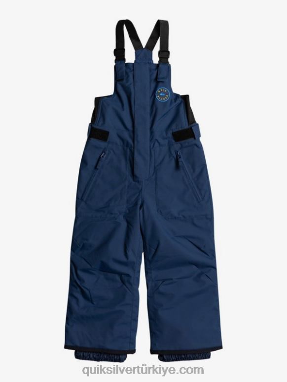 Quiksilver erkek çocuklar 2-7 boogie izolasyonlu lacivert kar pantolonu 226FP2296 nişan mavisi