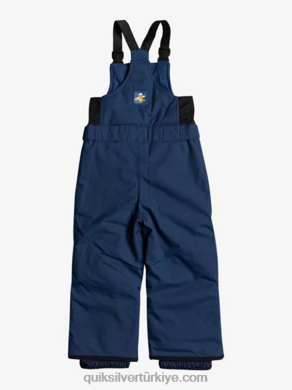 Quiksilver erkek çocuklar 2-7 boogie izolasyonlu lacivert kar pantolonu 226FP2296 nişan mavisi