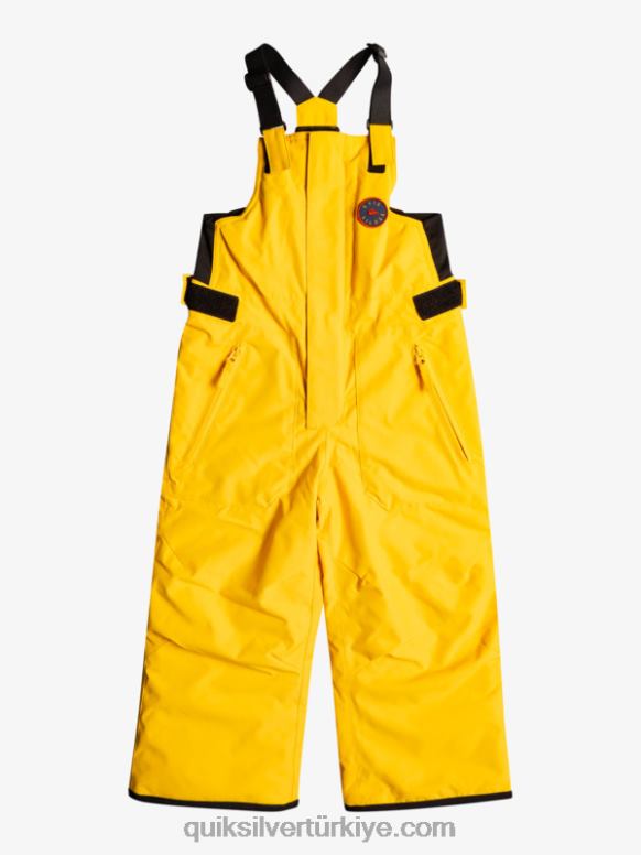 Quiksilver erkek çocuklar 2-7 boogie kar pantolonu 226FP2297 altın çubuk