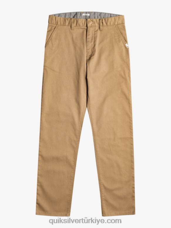 Quiksilver erkek çocuklar 8-16 kadar günlük birleşik pantolon 226FP2239 karaağaç