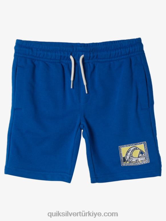 Quiksilver erkek çocuklar 2-7 kolay gün koşucusu 226FP2078 şnorkel mavi