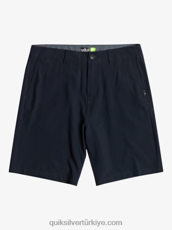 Quiksilver erkek çocuklar 2-7 okyanus birliği 14 amfibi sörf şortu 226FP2087 siyah