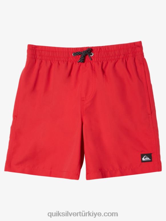Quiksilver erkek çocuklar 8-16 her gün 15 voleybol 226FP1914 yüksek riskli kırmızı