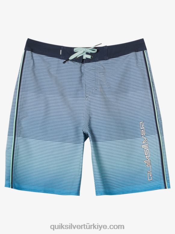 Quiksilver erkek çocuklar 8-16 surfsilk masif 17 sörf şortu 226FP1910 şnorkel mavi
