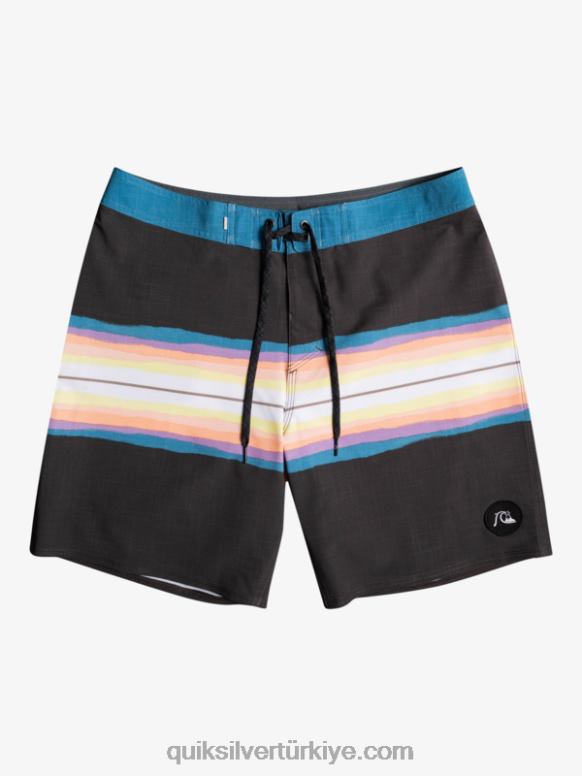 Quiksilver erkek çocuklar 8-16 surfsilk reçine rengi 17 sörf şortu 226FP2303 asfalt