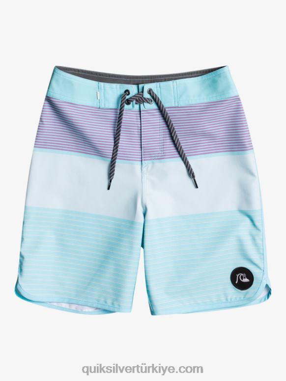 Quiksilver erkek çocuklar 8-16 surfsilk tijuana yth 17 boardshort 226FP2273 melek mavisi