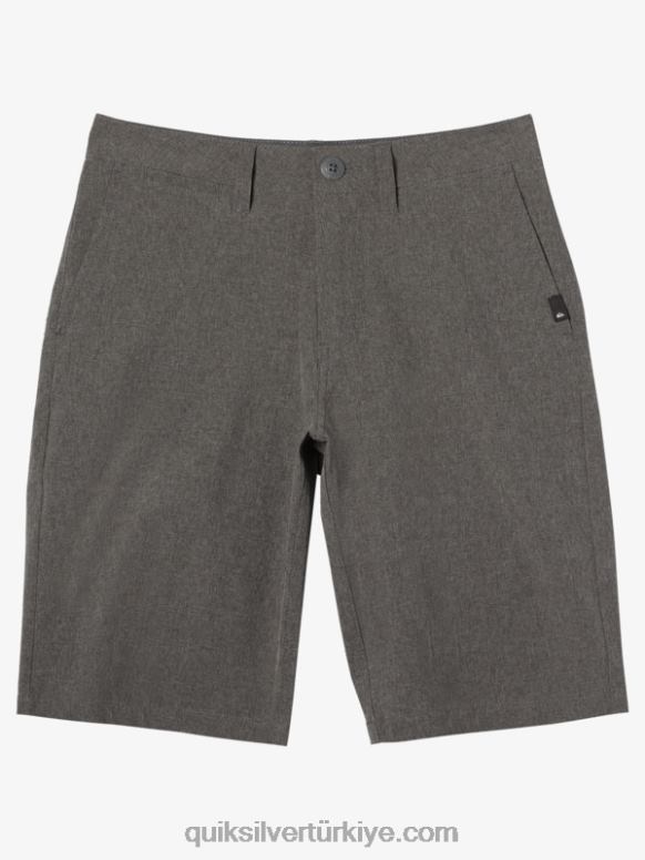 Quiksilver erkek çocuklar 8-16 union funda amfibi 20 sörf şortu 226FP2057 siyah
