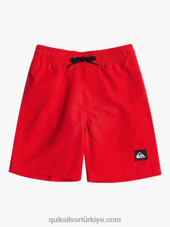 Quiksilver erkek çocuklar Her gün 2-7 13 voleybol 226FP2004 yüksek riskli kırmızı