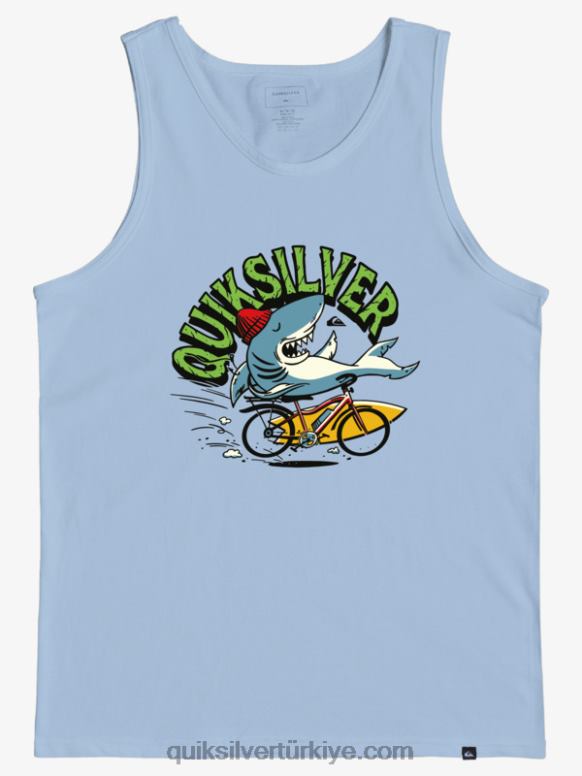 Quiksilver erkek çocuklar 2-7 risk tank tişörtü 226FP2265 gökyüzü mavi