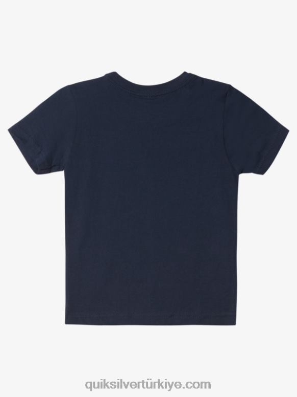 Quiksilver erkek çocuklar 2-7 gece yarısı güneşi t-shirt 226FP1963 donanma blazer