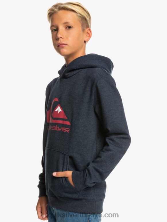 Quiksilver erkek çocuklar 8-16 büyük logolu polar üst 226FP2247 lacivert blazer