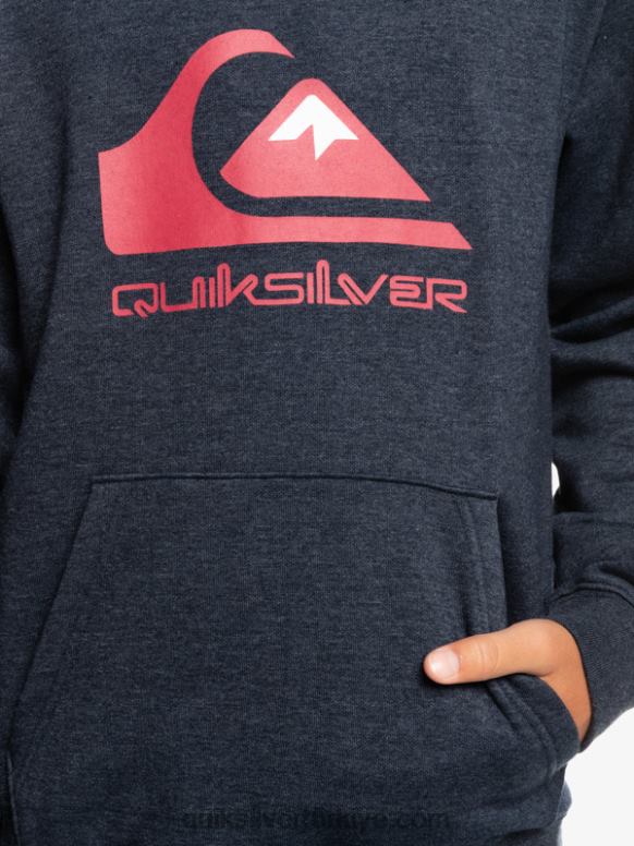 Quiksilver erkek çocuklar 8-16 büyük logolu polar üst 226FP2247 lacivert blazer