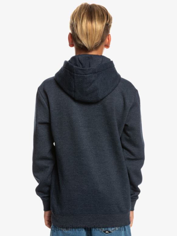 Quiksilver erkek çocuklar 8-16 büyük logolu polar üst 226FP2247 lacivert blazer