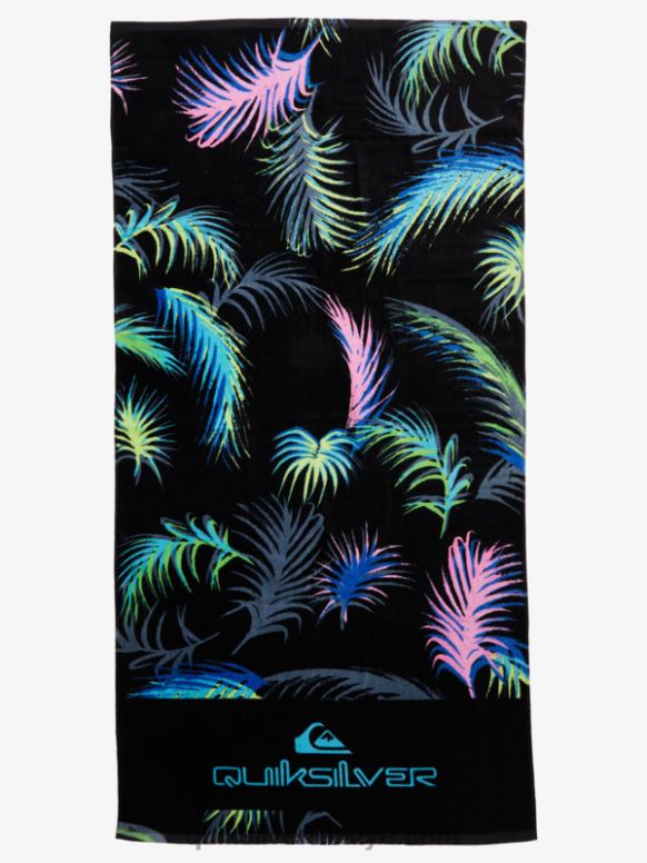 Quiksilver erkekler tazelik plaj havlusu 226FP716 asfalt