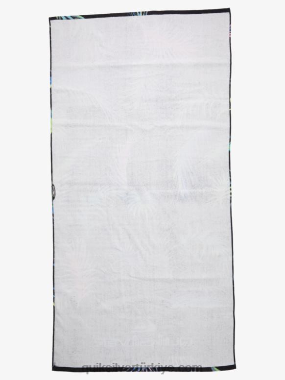 Quiksilver erkekler tazelik plaj havlusu 226FP716 asfalt
