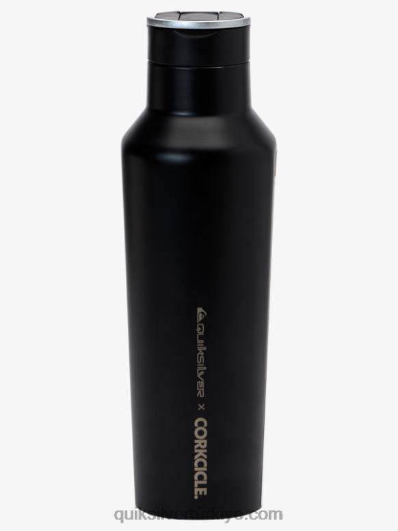 Quiksilver x Corkcicle erkekler su şişesi 226FP1181 siyah