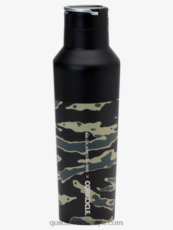 Quiksilver x Corkcicle erkekler su şişesi 226FP1182 kamuflaj baskı önemli savaş