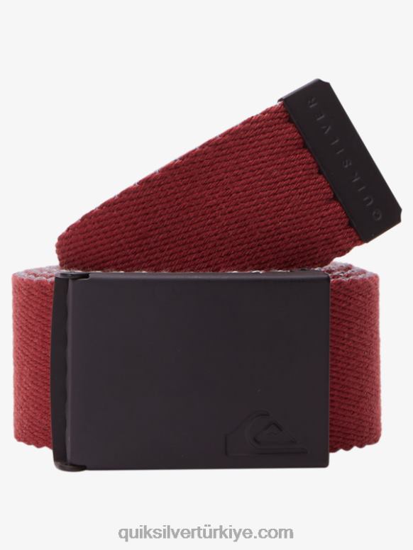 Quiksilver erkekler reçel dokuma kemer 226FP45 marsala