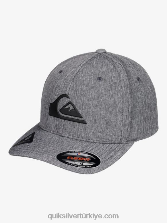 Quiksilver erkekler güçlendirilmiş flexifit şapka 226FP942 siyah