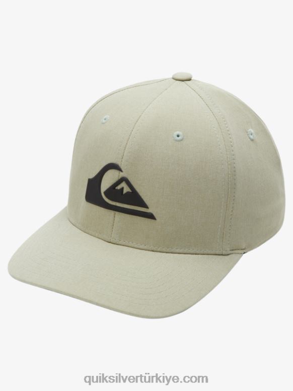 Quiksilver erkekler güçlendirilmiş flexifit şapka 226FP946 çöl adaçayı